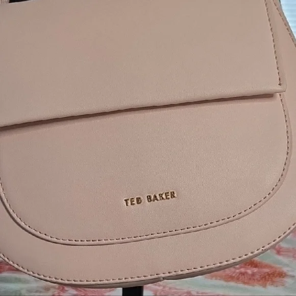 Ted Baker Pink and Cream Crossbody Bag - Picture 2 of 8